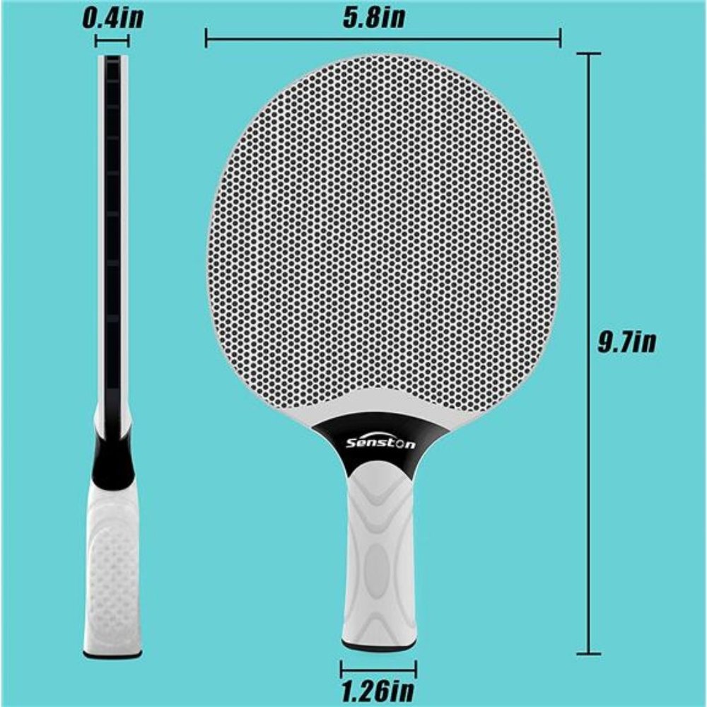 Table Tennis Rackets Set, Professional Table Tennis Racket, Composite Rubber - Picture 5 of 6
